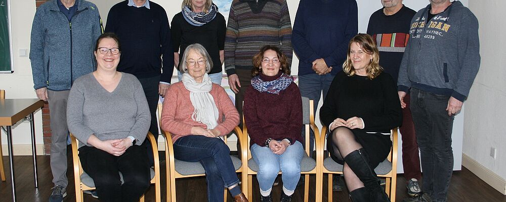 Gruppenbild der Teilnehmenden vom ersten Seminar im Projekt Museumslandschaft